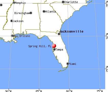 Map Of Spring Hill Florida - Maping Resources