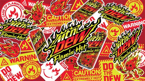 MTN DEW FLAMIN’ HOT - Creative Package Design