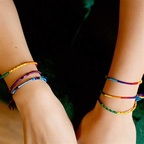 Round Silk Friendship Bracelet Rainbow - Bracelets - Handmade Guatemalan Imports