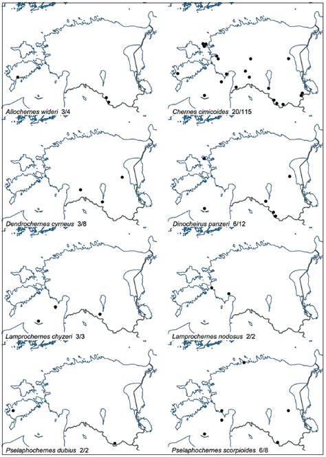 Findings of Estonian pseudoscorpion species of the family Chernetidae ...