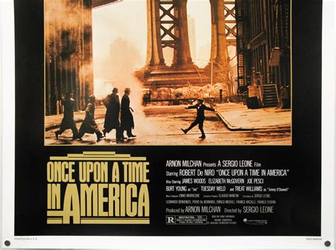 Once Upon a Time In America / one sheet / USA