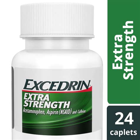 Excedrin Extra Strength for Headache Relief, Caplets, 24 count - Walmart.com