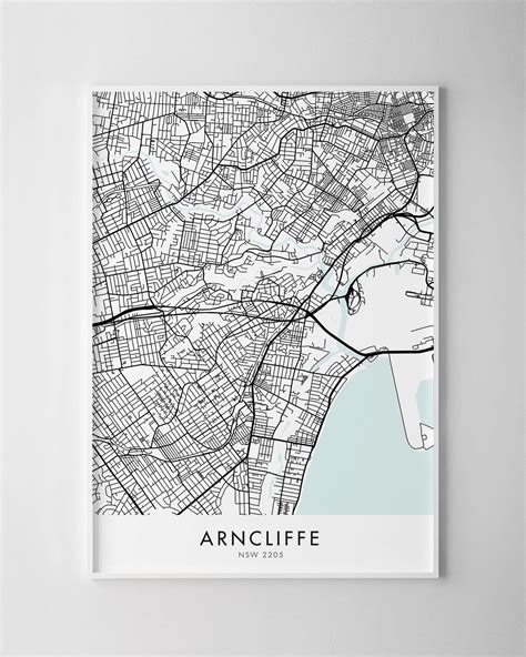 Sydney – Arncliffe Map Print - Chelsea Chelsea