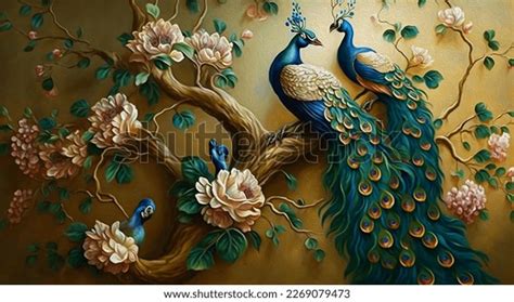 Indian Peacock Painting