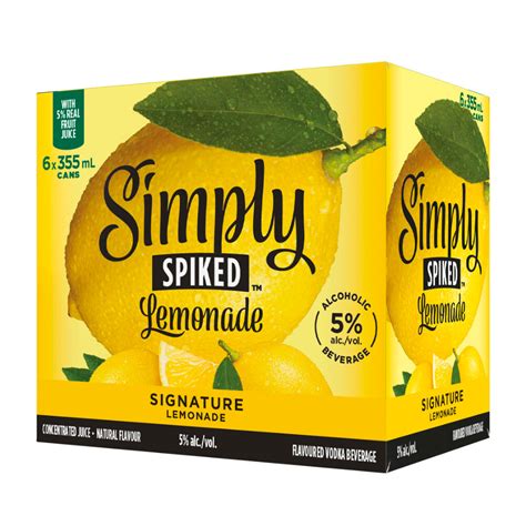 Simply Spiked Lemonade 6pk Can - Store - France44