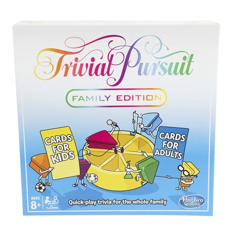 Trivial Pursuit Family Edition Board Game from Hasbro Gaming Reviews