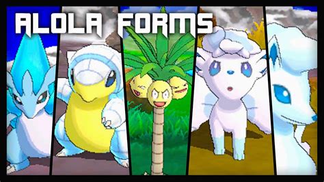 Alola Forms - A REVOLUTION in Pokemon? (Pokemon Sun and Moon) - YouTube