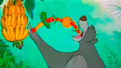 The Jungle Book - Bare Necessities - Baloo and Mowgli Song - YouTube