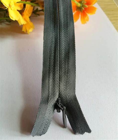 20pcs 28cm 11 inches Very gray Nylon Invisible Zippers Tailor Sewing Tools Garment Accessories ...