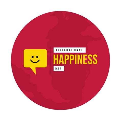 International Day of Happiness Template Design 6555785 Vector Art at ...