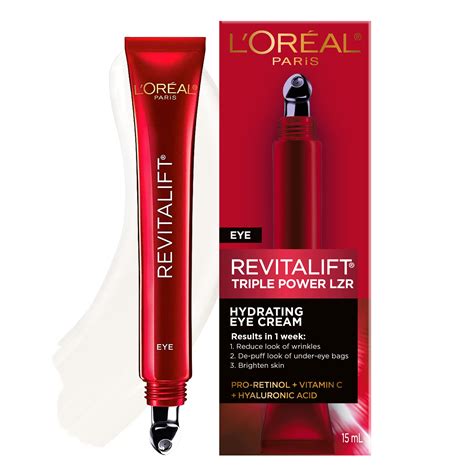 Buy L'Oreal Paris Revitalift Triple Power Anti-Aging Eye Cream, Pro Retinol, Hyaluronic & C ...