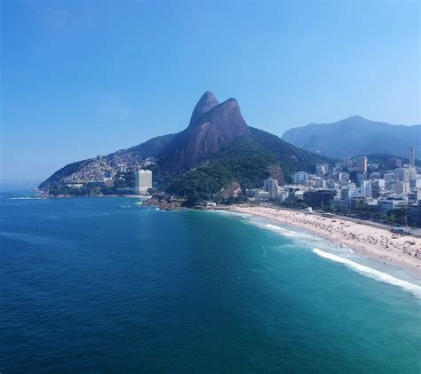 Aerial view of Rio de Janeiro’s coastline, Brazil - Beach Wallpapers