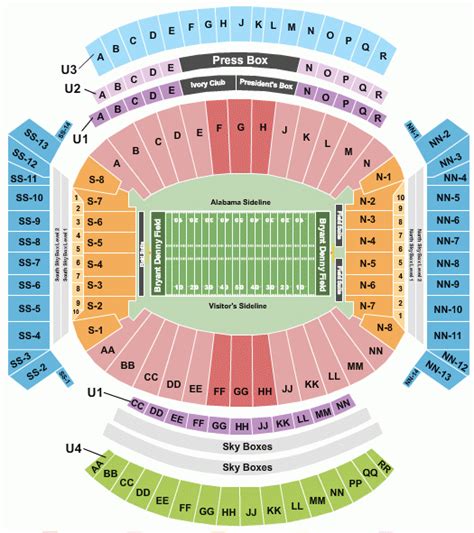 Bryant Denny Stadium Student Section Seating Chart | Review Home Decor