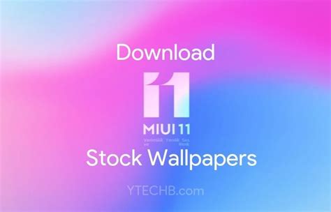 Download MIUI 11 Stock Wallpapers [FHD+] (Official)