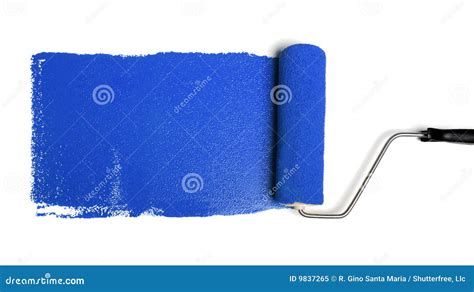 Paint Roller, Brush And Color Sample Catalog On Wooden Royalty-Free Stock Photo | CartoonDealer ...
