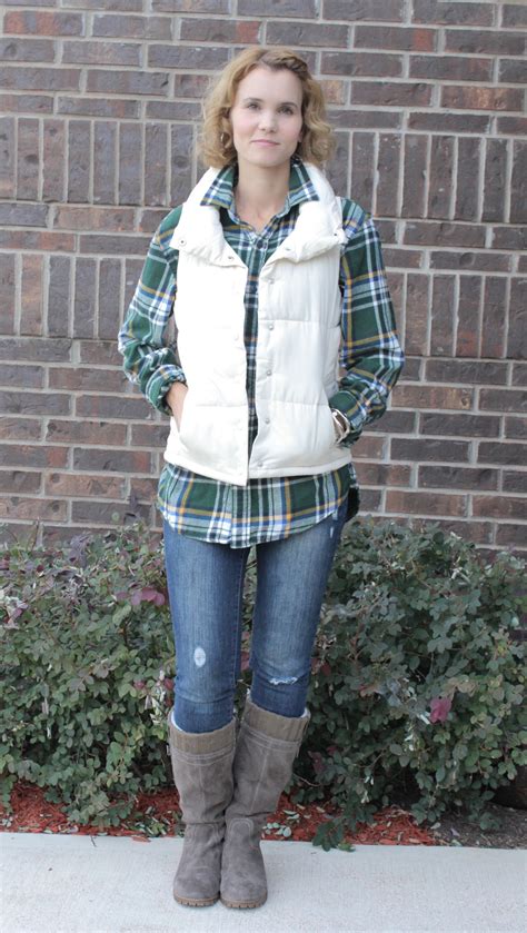 A Flannel + A Vest + The Perfect Pair of Boots | Mom Fabulous