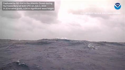 Saildrone ventures into Hurricane Beryl, collecting crucial data in rare storm