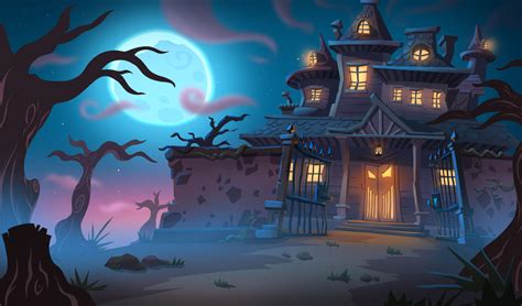 Halloween 2D Background by rafaelgonzalez on DeviantArt