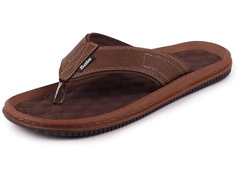 Buy BATA Men's 871-4712-43 Brown Slip On Slippers (9 UK) at Amazon.in