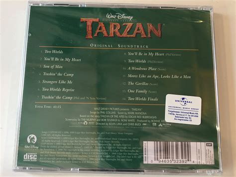 Tarzan (Original Soundtrack) / Songs by Phil Collins ‎/ Score composed by Mark Mancina / Walt ...