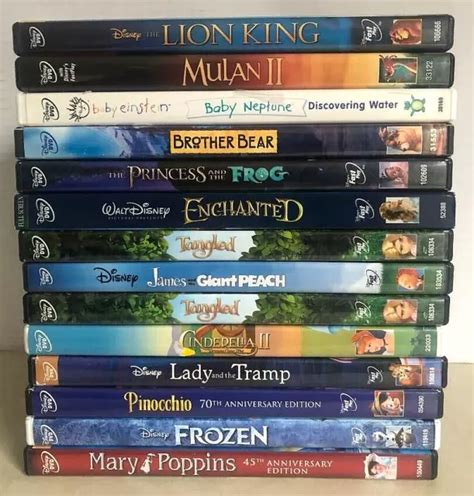 LARGE LOT OF (14) Walt Disney Pixar DVD Movie Lot, Animated Family Kids ...