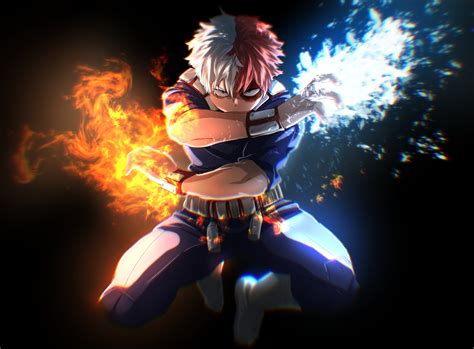 2048x1512 My Hero Academia 4k Cool Shoto Todoroki 2048x1512 Resolution Wallpaper, HD Anime 4K ...