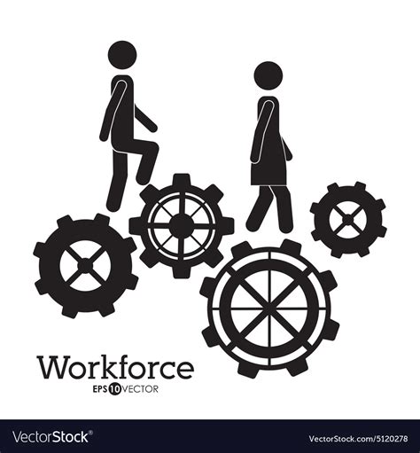 Workforce design Royalty Free Vector Image - VectorStock