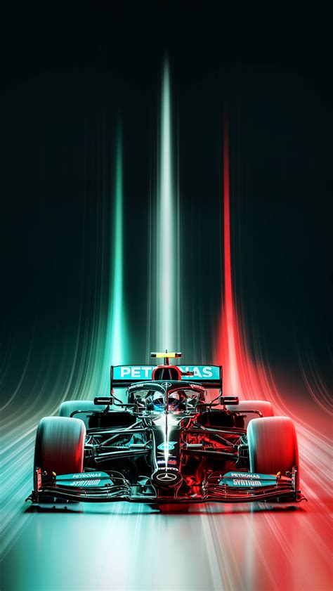 Download A Mercedes F1 Car Driving Through A Dark Tunnel Wallpaper ...