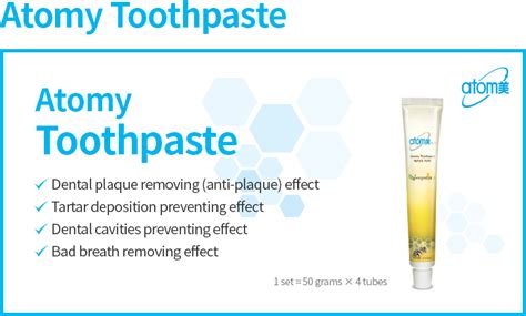 Buy Atomy Toothpaste 50g – Atomy Benefits