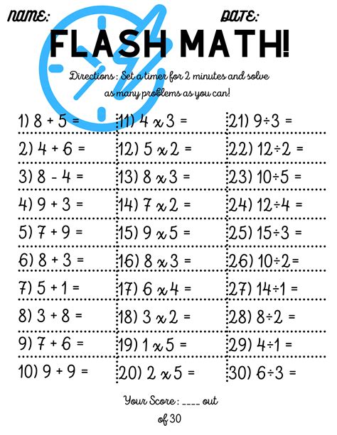 7-page Math Workbook for Elementary Students. Educational - Etsy UK