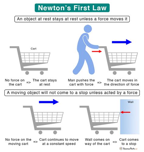 Newton’s First Law: Statement, Examples, and Equation