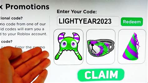 2023 *ALL 5 NEW* ROBLOX PROMO CODES All Free ROBUX Items in AUGUST ...