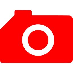 Red camera icon - Free red camera icons