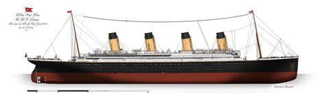 RMS Titanic: Profile. (1912) by alotef on DeviantArt