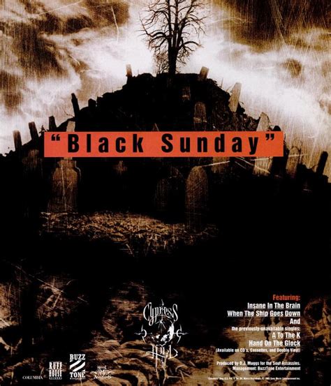 HipHop-TheGoldenEra: Album Review : Cypress Hill - Black Sunday - 1993