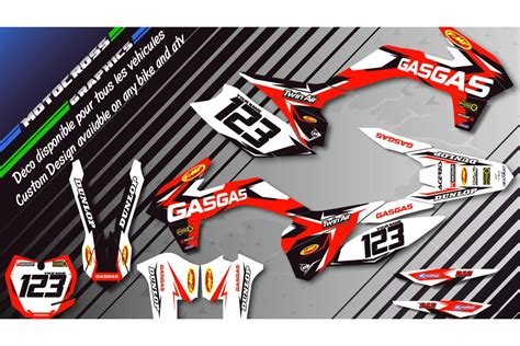 Custom dirt bike Graphics kit "Factory Replica GASGAS CA10H" | custom-graphics-mx