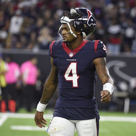 Texans QB Deshaun Watson 'For Sure' Will Play vs. Bills Despite Chest ...