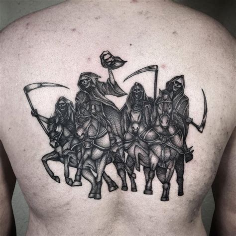 101 best 4 horsemen of the apocalypse tattoo ideas that will blow your ...