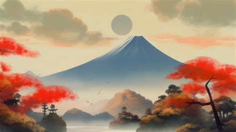 Tranquil Sunrise over Mount Fuji - backiee