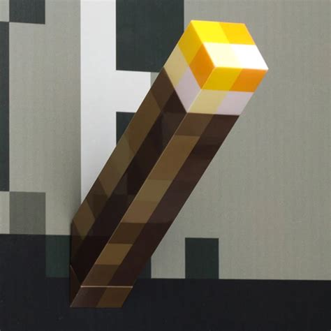 Light Up Minecraft Torch 28CM LED Minecraft Light Up Torch Hand Held or Wall Mount high ...