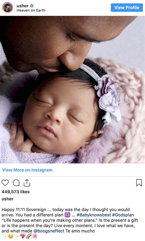 Rhymes With Snitch | Celebrity and Entertainment News | : Usher Shares Pictures of His New Baby