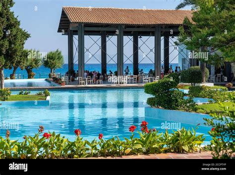 Sunprime Miramare Beach holiday resort in Rhodes,Greece Stock Photo - Alamy