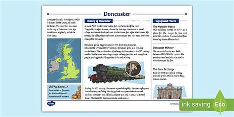 Doncaster Local History Fact File - KS2 (Teacher-Made)