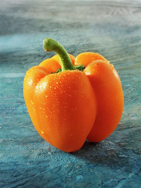 Orange Bell Pepper Photograph by Paul Williams - Fine Art America