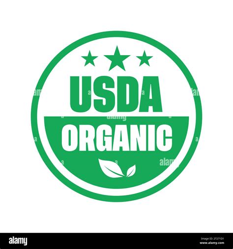 USDA organic logo, badge vector Stock Vector Image & Art - Alamy