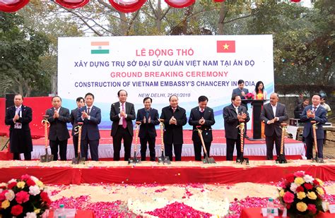 Construction of new Vietnamese Embassy headquarters in India begins