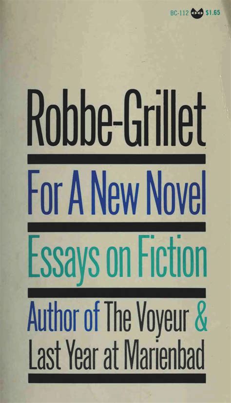 Robbe Grillet, For A New Novel – Xenotheka