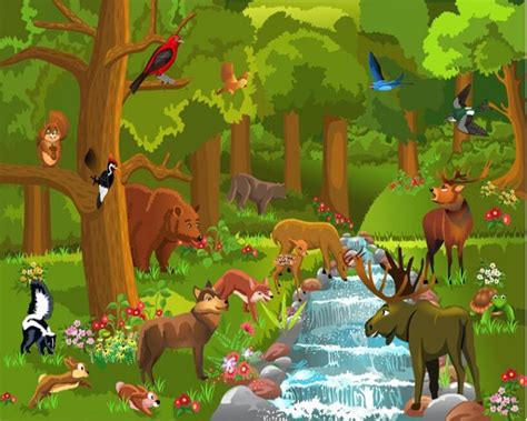 Cartoon Forest Wallpapers - 4k, HD Cartoon Forest Backgrounds on WallpaperBat