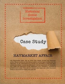 HSI: Haymarket Affair by History Laboratory | Teachers Pay Teachers