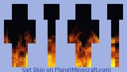 Fire Skin Minecraft Skin